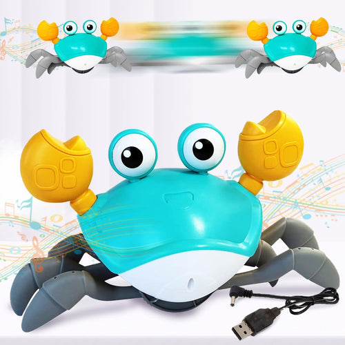 CrawlBuddy™ Interactive Crawling Crab Toy for Active Play
