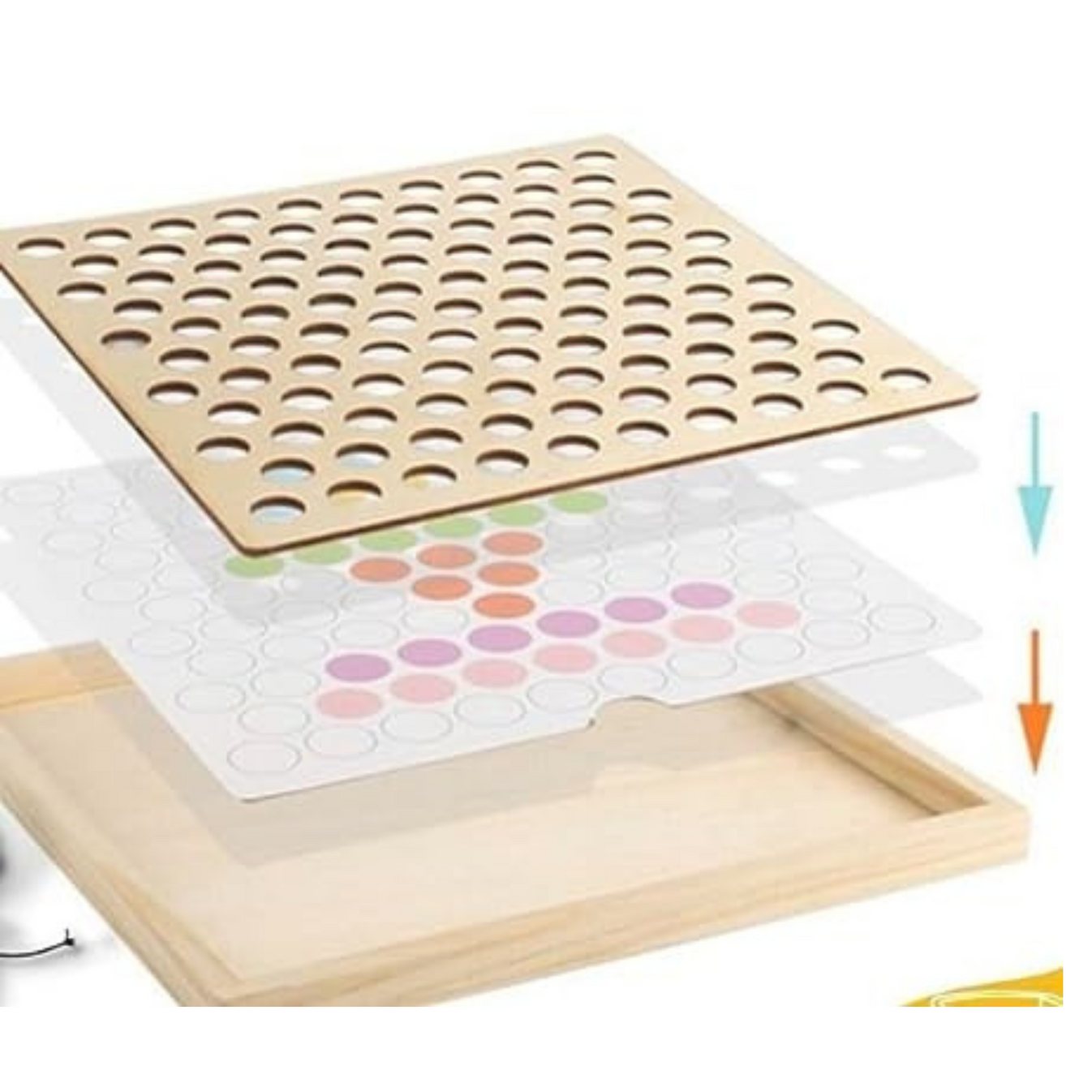 NumiPlay™ Montessori Clip Bead Math and Memory Learning Set